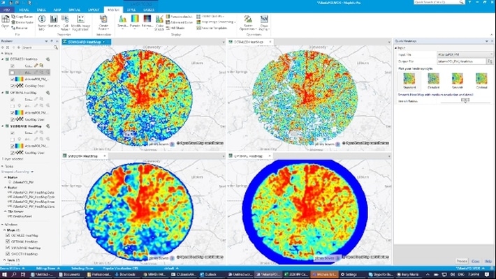 MapInfo-heatmap