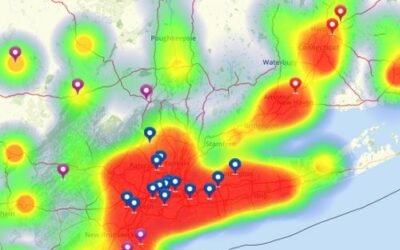 MapInfo Professionnal HeatMap