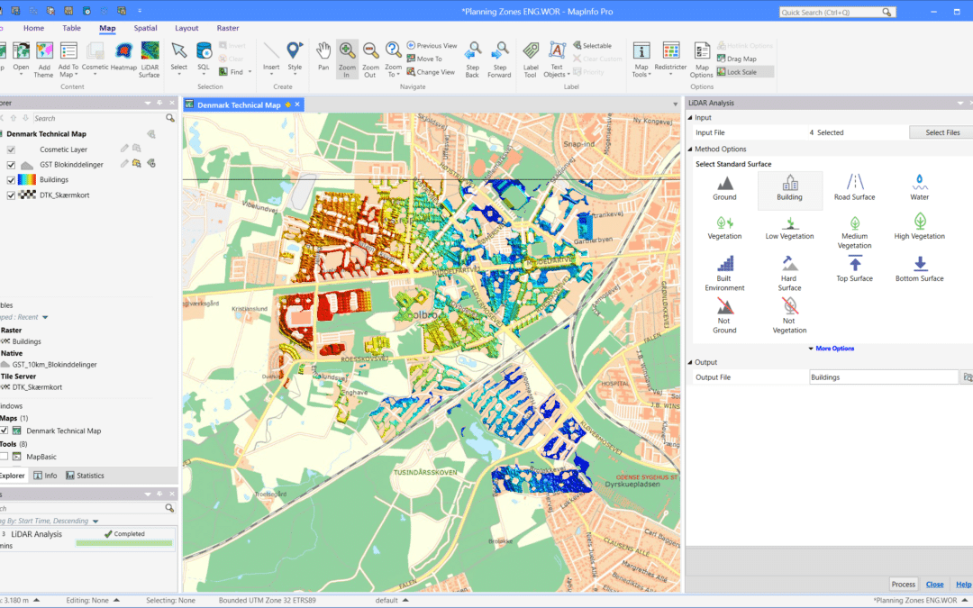 Mapinfo LIDAR