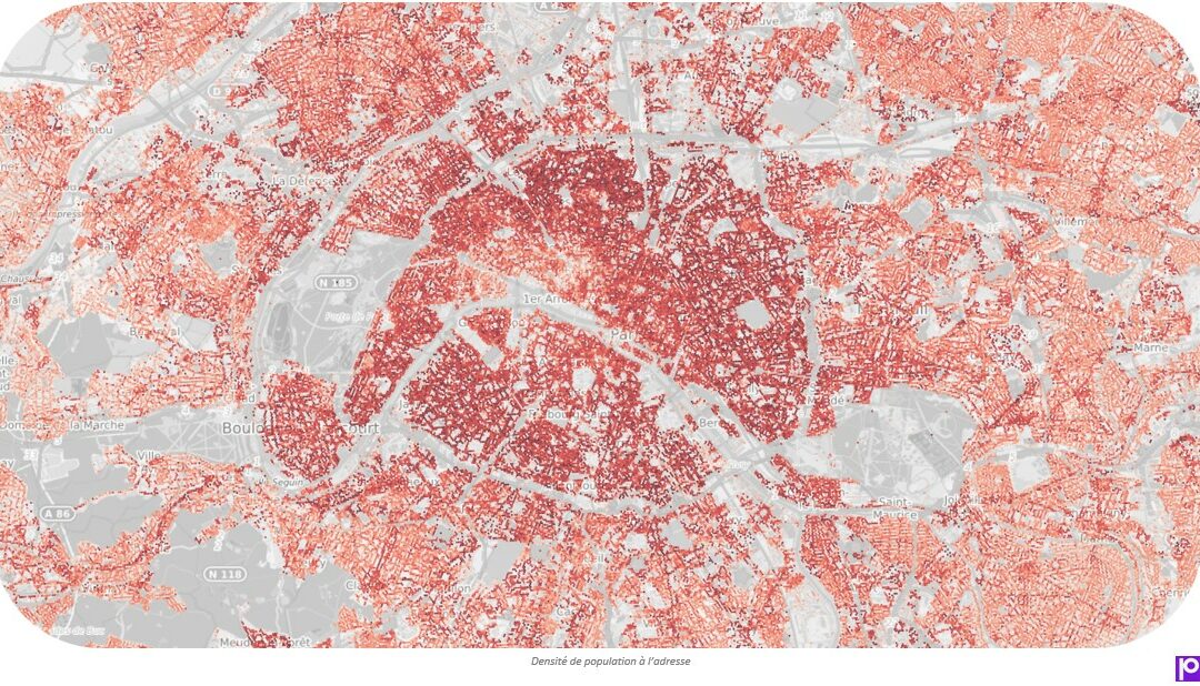 BASE ADRESSE ENRICHIE : population, type d’habitat, ménages, revenus, professionnels  au point d’habitation !