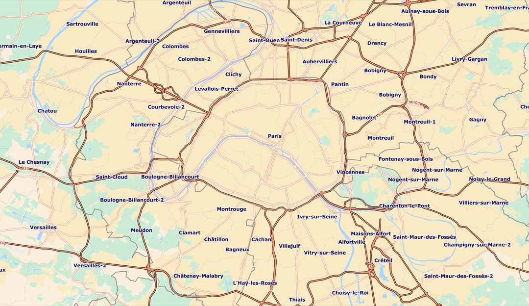 FRANCIÈMES CANTONS / COMMUNES / IRIS