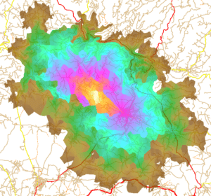 Isochrone Gradué