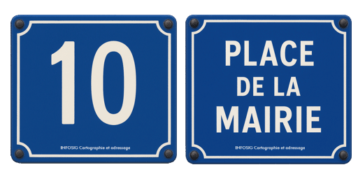 Plaque_Rue Adresses, nom des voies, plaques de rues