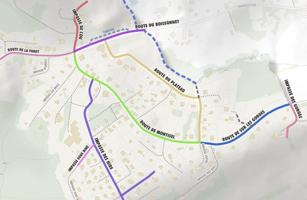 plan voirie plan de ville chevry