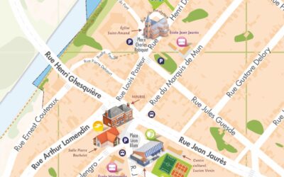 Création du plan de ville de Neuville-sur-Escaut